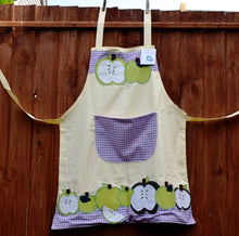 Load image into Gallery viewer, Apron, full-length, appliqué, Apples