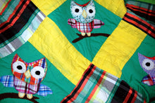 Load image into Gallery viewer, Quilt, child, Owls
