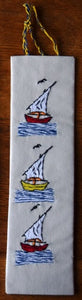 Bookmark, embroidered