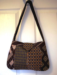 Bag, handbag, Ties, Brown 1
