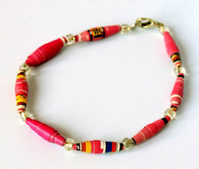 Load image into Gallery viewer, Bracelet, Paper Beads, single