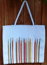 Load image into Gallery viewer, Bag, woven tote, large, Flame