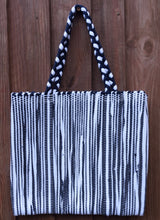 Load image into Gallery viewer, Bag, woven tote, medium, Stripe