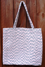 Load image into Gallery viewer, Bag, woven tote, medium, Chevron