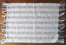 Load image into Gallery viewer, Place mats set 6, natural, hand woven, Diana, ecru