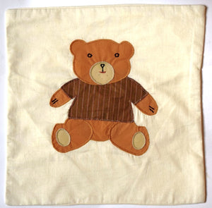 Cushion cover, appliqué, Teddy