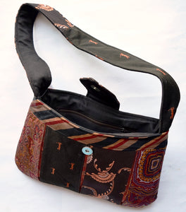 Bag, handbag, Ties, Brown 3