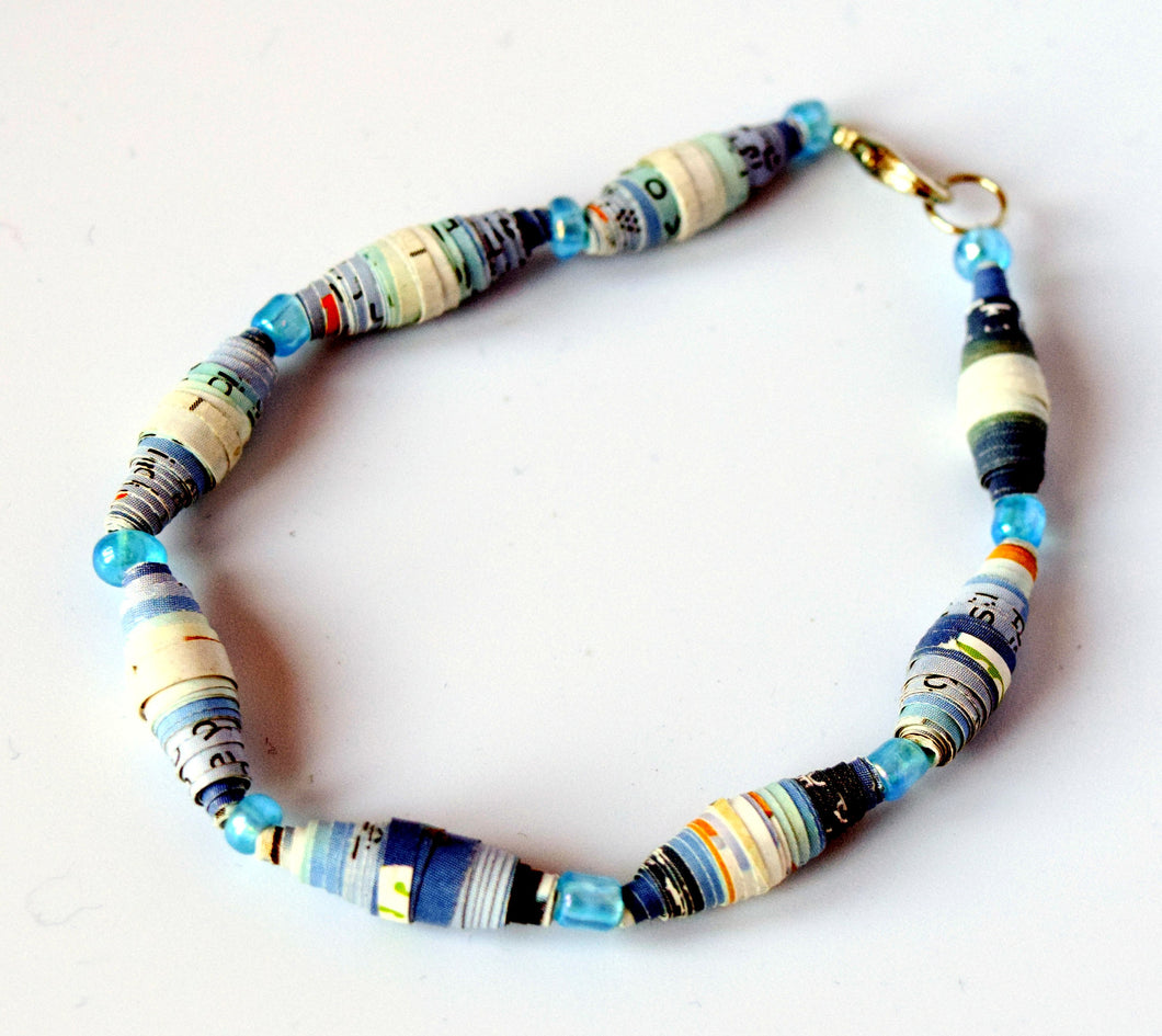 Bracelet, Paper Beads, single