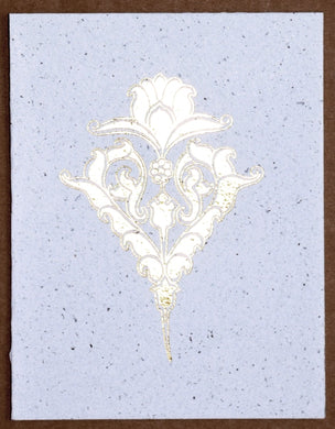 Card, Gold print, Persian 2