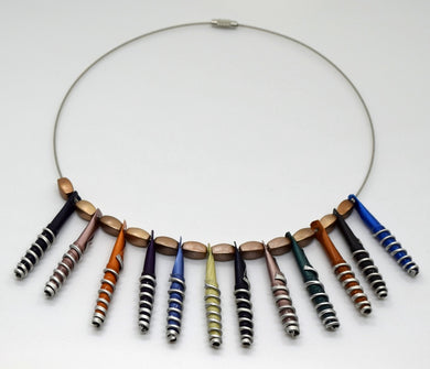 Necklace, Spirals, LB